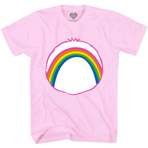 Care Bear Cheer Bear Belly Badge Costume T-Shirt (Medium)