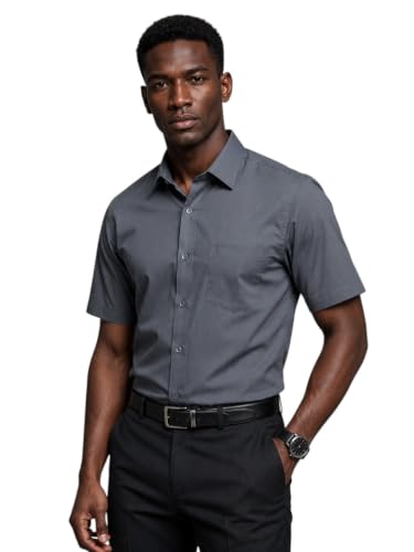 Image of Appel Touch Men's Cotton Blend Formal Shirt Half Sleeves