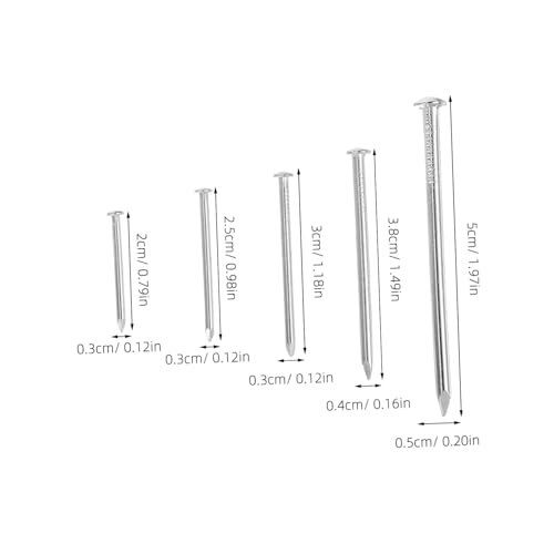 Image of Multi-Use Wall Hanging Nails Kit for Picture Frames and Decor Heavy-Duty Drywall Hooks 10-Piece Set Accessories for Home and Office