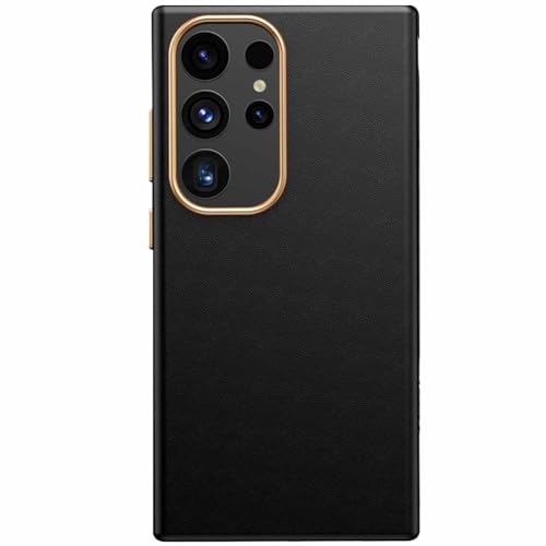 Étui en cuir pour Samsung Galaxy S24 protecteur antiglisse