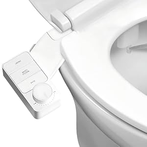 ZhiQToes Bidet-1 Bidet-Aufsatz Weiß