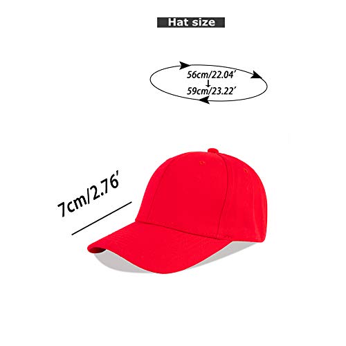 Image of LANGZHEN Unisex Baseball Cap 100% Cotton Fits Men Women Washed Denim Adjustable Dad Hat