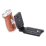 Améliorez la flexibilité de votre appareil photo numérique avec cette à dégagement rapide en forme de L comprenant des points de réglables de 1/4