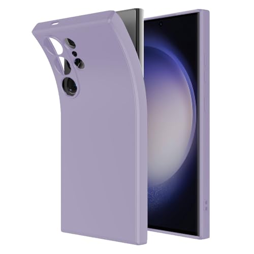 Image of Back Cover for Samsung Galaxy S23 Ultra 5G | Full Camera Protection | Premium Liquid Silicon Case | Flexible Bumper Case for Samsung Galaxy S23 Ultra 5G (Purple)