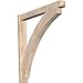 Ekena Millwork OUT06X42X42THR04RWR Thorton Rough Sawn Craftsman Outlooker, 6" Width x 42" Depth x 42" Height, Western Red Cedar