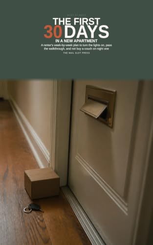 The First 30 Days in a New Apartment: A renter's week-by-week plan to turn the lights on, pass the walkthrough, and not buy a couch on night one (English Edition)