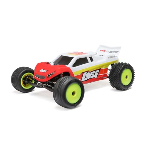 Losi 1/18 Mini-T 2.0 2S 2 Wheel Drive RTR Brushless Stadium Truck Battery & Charger Included Red...