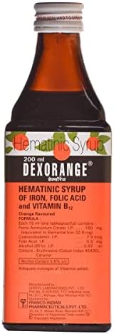 Dexorange - Bottle of 200 ml Syrup