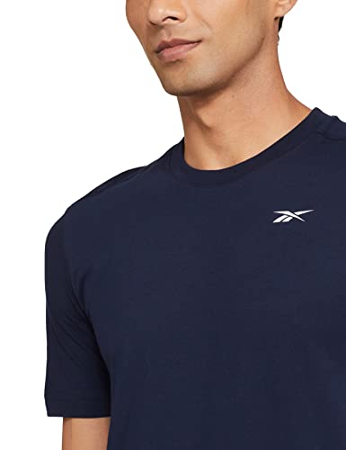 Image of Reebok Men's Solid Regular Fit T-Shirt