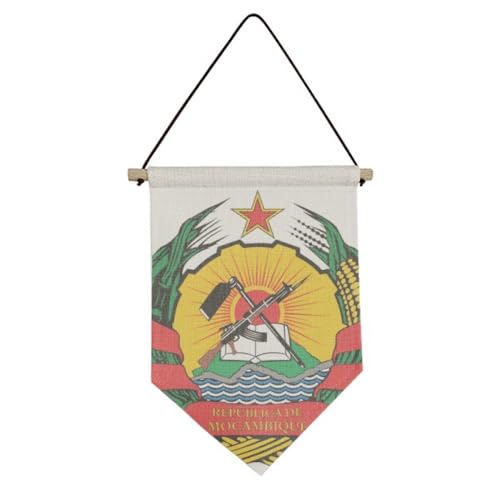 Drapeau du Mozambique toile suspendue décoration intérieure emblème africain