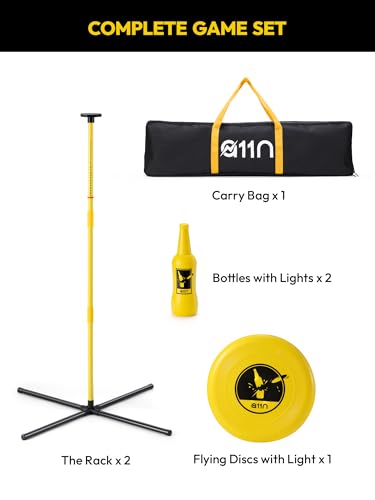 A11N SPORTS LED Disc Toss Game Set with Glowing Poles & 10.5" Disc by A11N SPORTS - Image 10