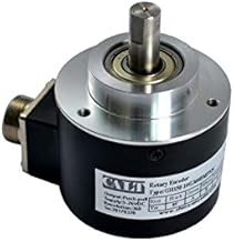 58mm Outer Diameter 10mm Optical Incremental Rotary Encoder 200 500 600 1000 1024 2000 2500 4096 PPR Resolution (1024ppr, 5-26V pushpull)