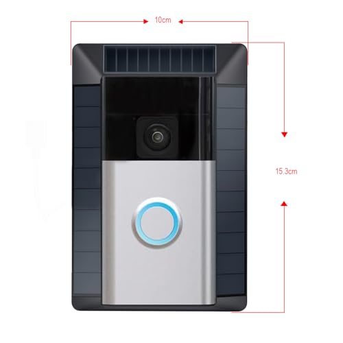 Evita baterías agotadas en timbre Ring con panel solar Fansoun USB-C continuo 5