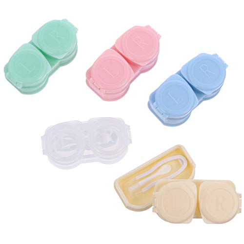 EXCEART 10Pcs Kit de Viagem para Lentes de Contato para Lentes de Contato Com Os Olhos Estojo Compac