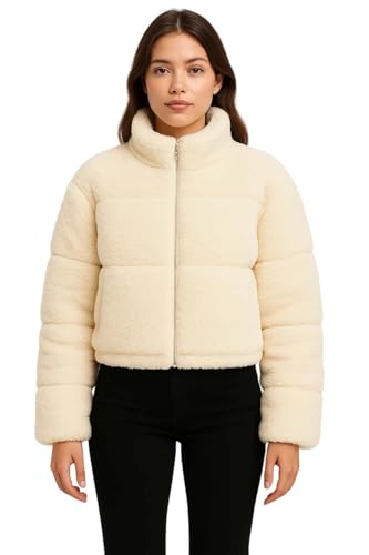 Image of KOTTY Women's Cozy Fit Full Sleeve Coral Fleece Zip Jacket - Winterwear with Pockets for Daily Warmth & Style