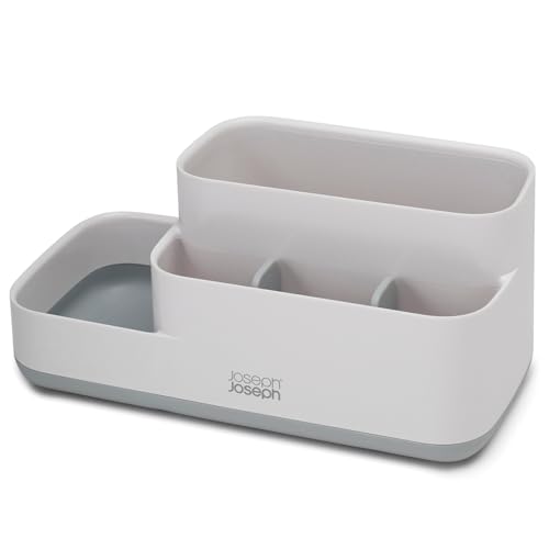 Joseph Joseph EasyStore Bathroom Storage Countertop Organizer Caddy , Gray - Image 4