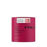 Eva NYC Therapy Session Deep Conditioning Hair Mask with Jojoba Oil + Argan Oil - Hydrate, Soften - Repair Hair Strength + Restore Damage - Sulfate Free - Warm Vanilla Scent - 13.5 fl oz