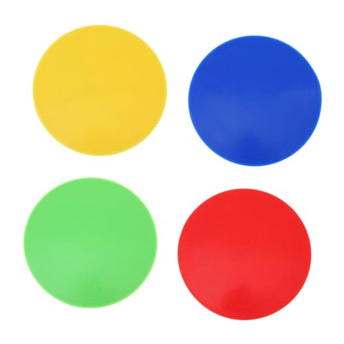 Gogogmee 4pcs Line Sign Pad Sport Markers for Classroom Soccer Training Basketball Tennis