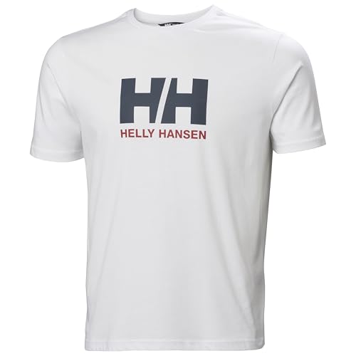 Helly Hansen Hommes T-Shirt avec Logo HH 3.0, Blanc, 2XL