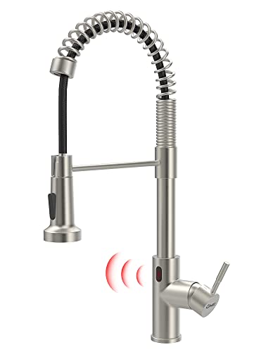 GIMILI Touchless Kitchen Faucet with Pull Down Sprayer, Motion Sensor Smart Hands-Free Activated...