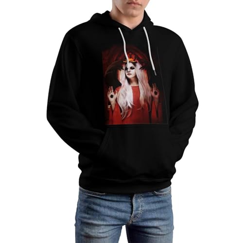 Men's Oversized Polyester Hoodies with Pocket Stylish Sweatshirts Athletic Long Sleeve4