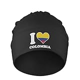Qué es el tejido colombiano: tradición y colorido en tela 501 Mujer Hombre Tejer Casquete Divertido Amo Colombia Bandera Colombiana Corazón Gorro De Lana Diseño Clásico Gorro Tipo Beanie Elástico Tejido Gorros para Deporte Ciclismo Invierno