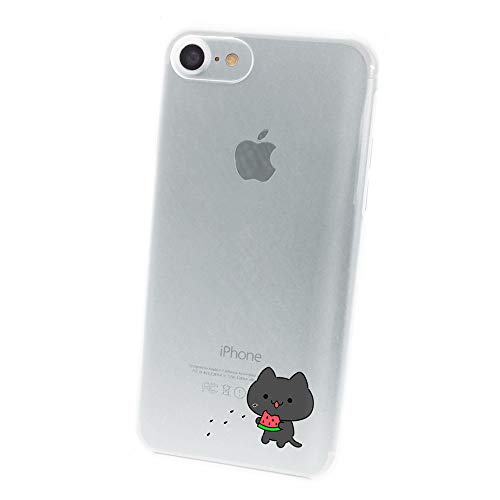 Huawei Mate20 lite 専用 スマホケース カバー ポリカーボネート製 【デザインB クリア/くろ猫】 RB-948B メイト20 ライト ファーウェイ