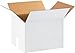 Corrugated Boxes 16-inch x 12-inch x 12-inch White 25/Bundle