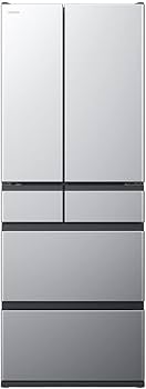 Amazon | 日立 冷蔵庫 幅68.5cm 567L ブラストシルバー R-KWC57S S 6