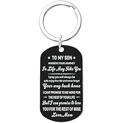 Persianas Modernas Precios Hoisy Accesorios para llavero de coche, llavero para hombre, elegante unidad segura para hombres, llavero para regalos, 25x25MM, Sin piedras preciosas