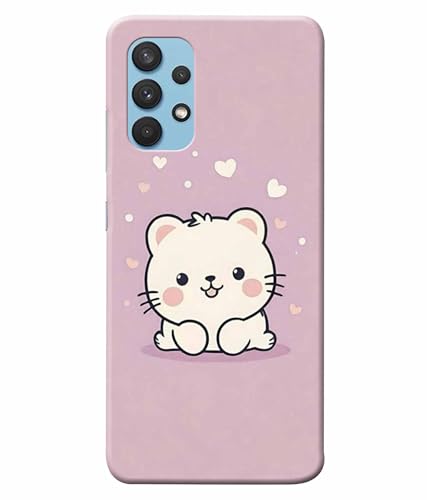 Image of Printed Hard Back Case Cover & Compatible for Samsung Galaxy A32 | Toyes Panda (Multicolor) - D1186