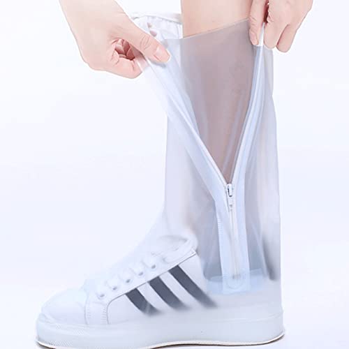 iFCOW Cubiertas de zapatos de lluvia, fundas reutilizables para botas y zapatos impermeables para zapatos de lluvia y nieve sobre fundas de zapatos Cover