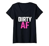Photo Gallery donna dirty af maglietta con collo a v Photo Gallery donna dirty af maglietta con collo a v