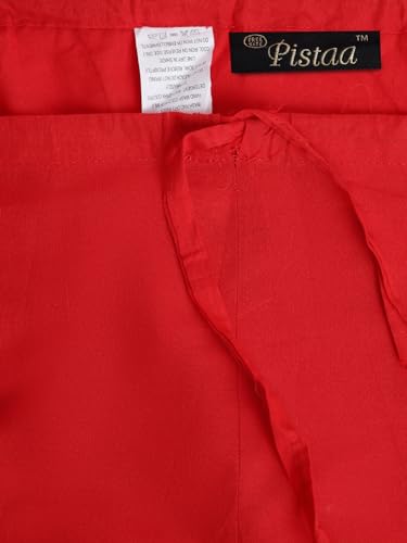 Image of Pistaa's Women's Regular Fit High Rise Combo of 3 Solid Pure Cotton Patiala Salwar
