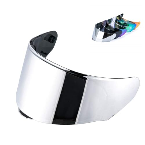 MXJ Gear Helmet Visors Face Shield Replacement,For Assault/Rapid/Stream Helmet Visor Accessories (Chrome Silver)