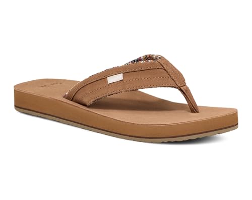 Image of Sanuk Mens Ziggy ST | Flip Flops for Men | Mens Sandals | Beach Sandals | Water Friendly & Lightweight | Comfort Footbed