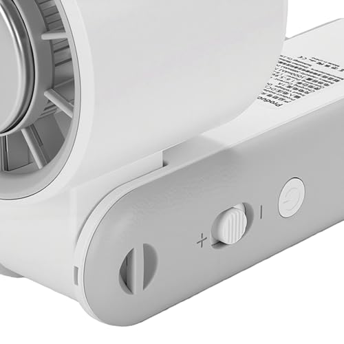 Ventilador de mano recargable USB blanco para cuello y camping 8