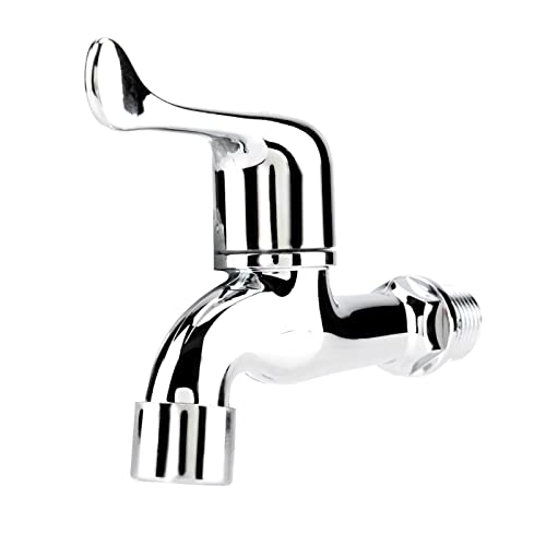 Grifo Exterior de Plástico para Lavadora, Jardín, Fuente, Lavandería, Cuarto de Baño y Bañera - Agua Fría (#1)