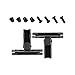XYgdhqpt 2Pcs SFATM02N01A1 Dust Cover Hinges Compatible with Technics SL1200 MKII / SL1210 MK II Gramophone (Open 45 Degrees) (2)