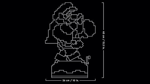 Super Mario World: Mario and Yoshi, Kit Modellismo per Adulti, Personaggi da Costruire Pixelati con Funzioni Mobili, Gadget Nintendo da Collezione, Idea Regalo per Uomo, Donna, Lui o Lei 71438 - Lego - Immagine 7