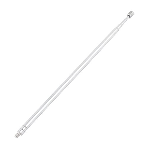 uxcell 43cm 4 Section Telescopic Antenna for TV RC Controller FM AM Radio, Universal Telescoping Rod Antenna Aerial Replacement for Radio, TV and...