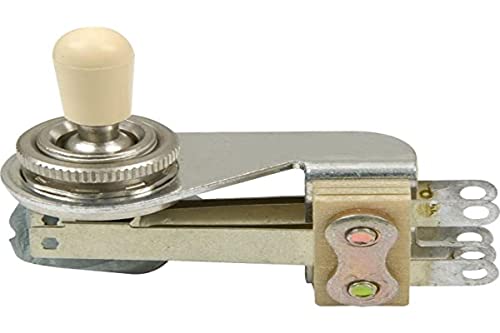 DiMarzio EP1100 - Toggle Switch - Right Angle, Black/Cream