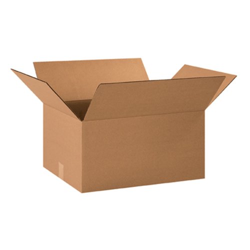 Image of BOX USA Shipping Boxes Medium 20 inchL x 15 inchW x 10 inchH 20-Pack - Corrugated Cardboard Box for Moving, Mailing, Packing, Packaging and Storage