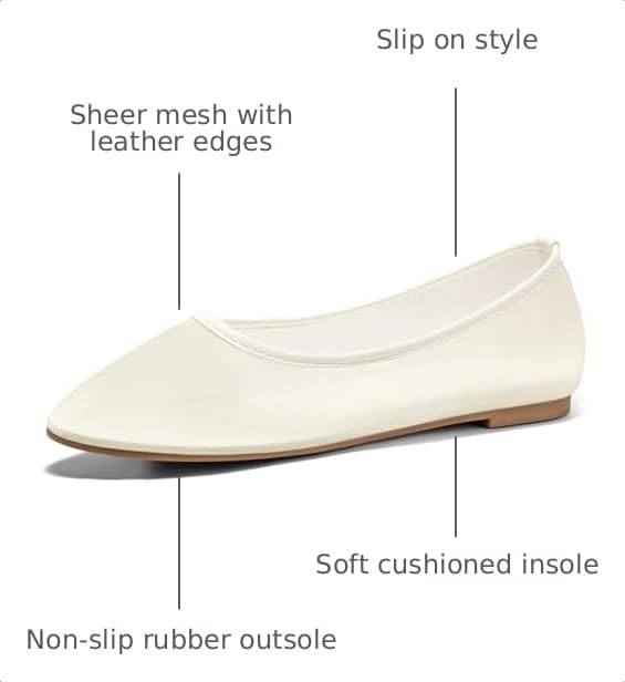 Image of Coutgo Women's Mesh Ballet Flats