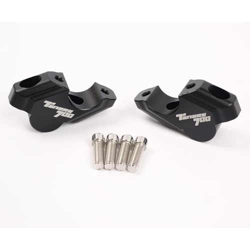 Rehausseurs de guidon pour Yamaha Tenere 700 - Pontets décalés de 3,2 cm XTZ690 2019-2025