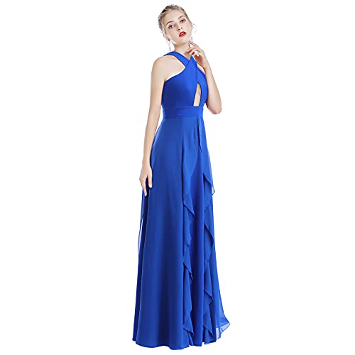 Image of Women Transformer Hi Low Evening Long Prom Dress Halter Convertible Multi Way Spaghetti Strap Wedding Cocktail Maxi Gown