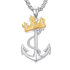 08-Anchor Crown Necklace