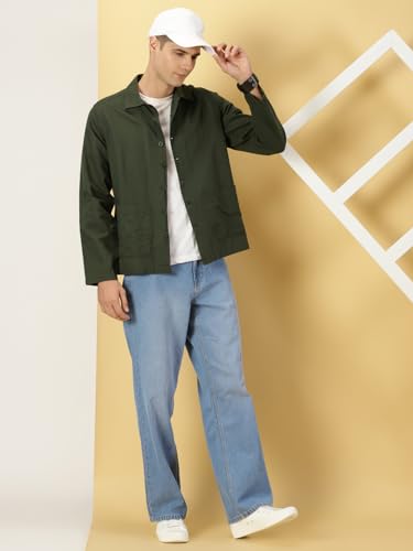 Image of Thomas Scott Men's | Solid | Full Sleeve | Regular Fit | 100% Cotton | Double Pocket | Spread Collar | Casual Shirt