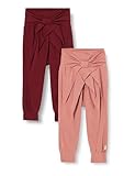 Müsli by Green Cotton Baby - Mädchen Cozy Me Bow 2-Pack Pants, Daydream/Cabernet, 62 EU