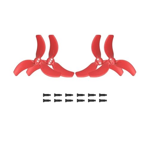 Hélices 3032S Avata 2 propulsion drone trois pales rouge avec kit de fixation